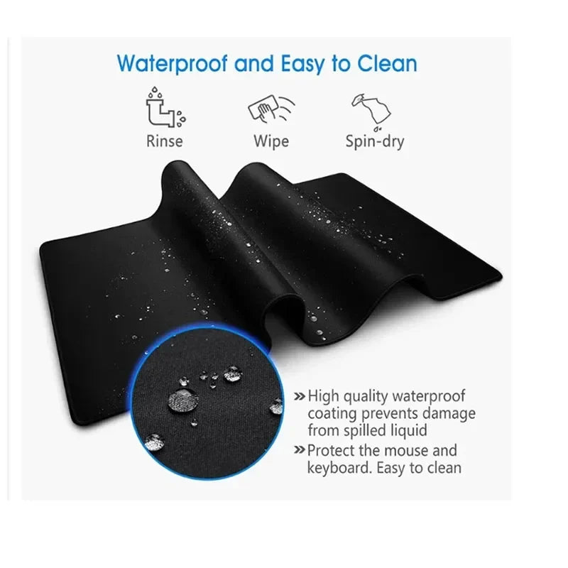 Samurai Warrior XXL Gaming Mouse Pad – Waterproof, Non-Slip Desk Mat - Nevolta
