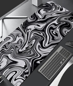 XXL Topographic Map Mouse Pad – Large Desk Mat, Anti-Slip Rubber Base - Nevolta