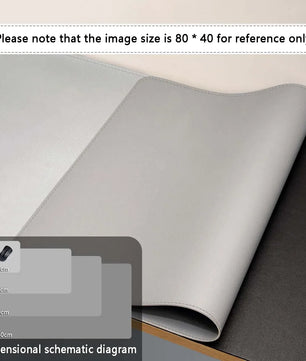 AIPHY Two-Tone Leather Desk Mat – Premium Anti-Slip Surface - Nevolta