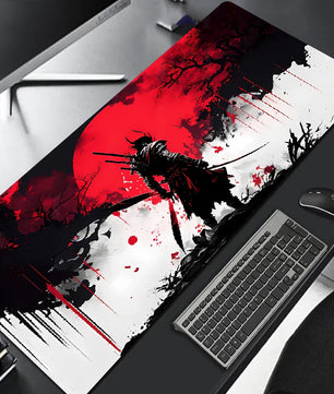 Samurai Warrior XXL Gaming Mouse Pad – Waterproof, Non-Slip Desk Mat - Nevolta