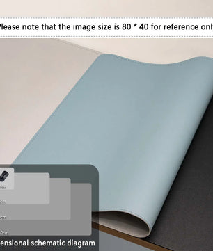 AIPHY Two-Tone Leather Desk Mat – Premium Anti-Slip Surface - Nevolta
