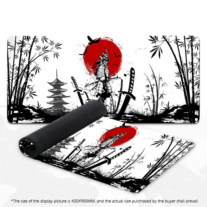 Samurai Warrior XXL Gaming Mouse Pad – Waterproof, Non-Slip Desk Mat - Nevolta