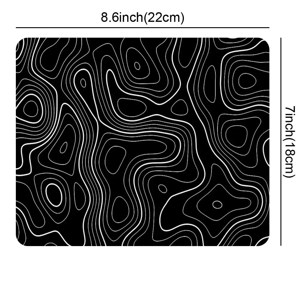 BLIKSEM Large Mouse Pad – Smooth Surface, Non-Slip Rubber Base - Nevolta