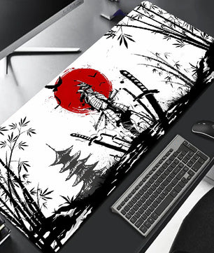 Samurai Warrior XXL Gaming Mouse Pad – Waterproof, Non-Slip Desk Mat - Nevolta