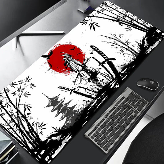 Samurai Warrior XXL Gaming Mouse Pad – Waterproof, Non-Slip Desk Mat - Nevolta