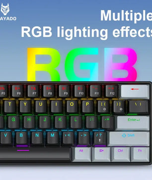 Mechanical Gaming Keyboard – Blue & Red Switches, Compact Design - Nevolta