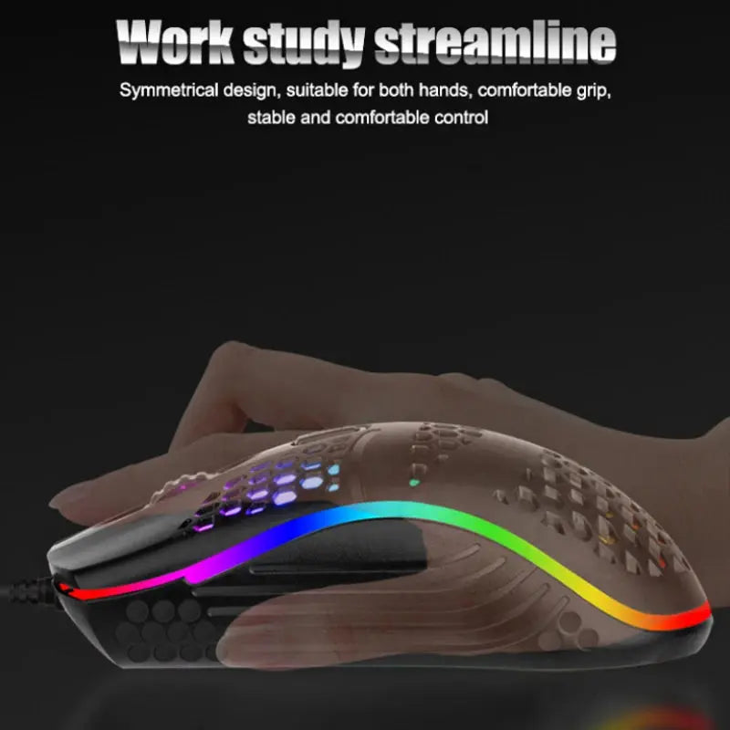 Wired Gaming Mouse for Left-Handed Users – Erilles 1600 DPI LED - Nevolta