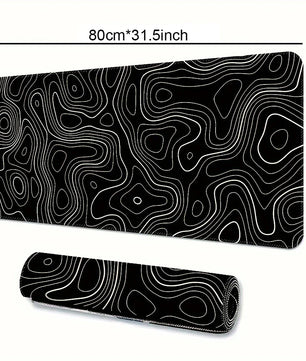 BLIKSEM Large Mouse Pad – Smooth Surface, Non-Slip Rubber Base - Nevolta
