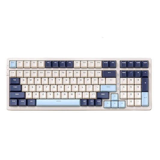 K8 100 Key Wireless Mechanical Keyboard Tri-mode Connection,Full Key Hot Swap,lighting Effects,Gasket Muffler Structure, Laptops Nevolta