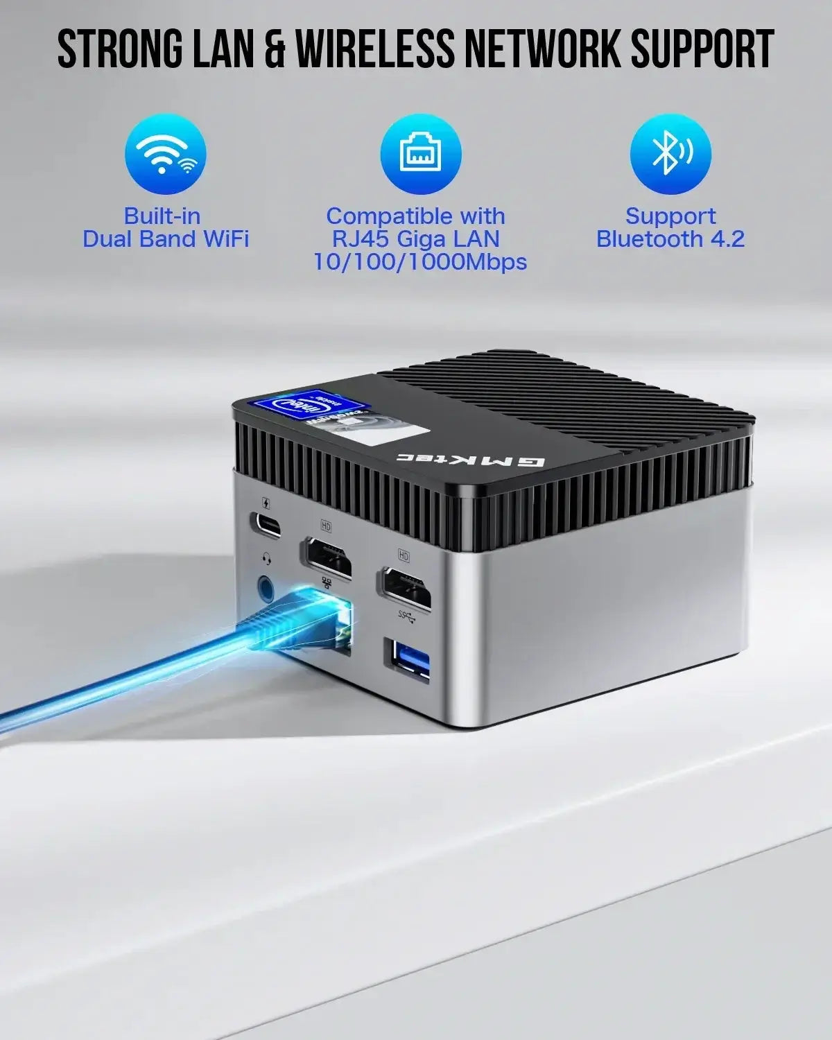 GMKtec G5 mini pc Intel 12th N97 Windows 11 Pro Desktop DDR5 4800MT/s M.2 2242 SATA WiFi5 BT4.2 Protable diy gaming computer Nevolta