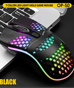 Wired Gaming Mouse for Left-Handed Users – Erilles 1600 DPI LED - Nevolta