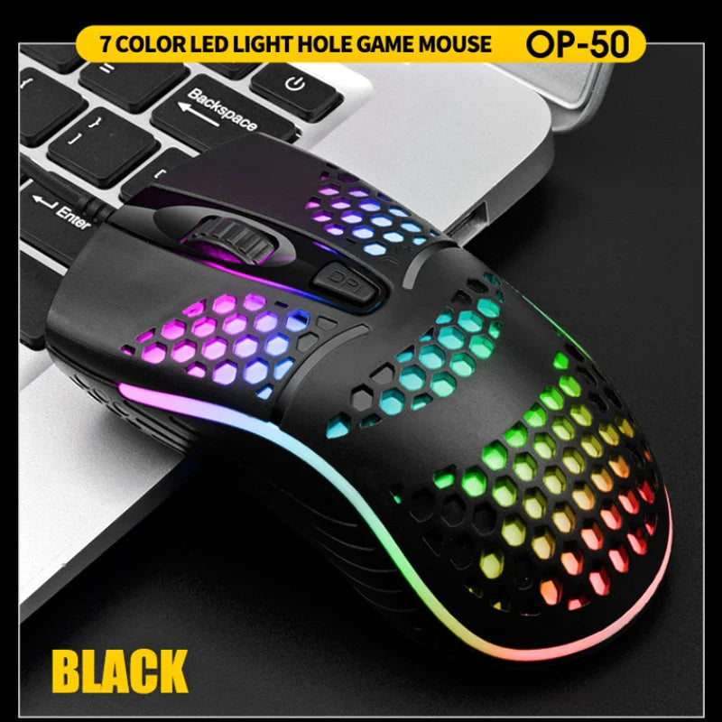 Wired Gaming Mouse for Left-Handed Users – Erilles 1600 DPI LED - Nevolta