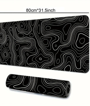 BLIKSEM Large Mouse Pad – Smooth Surface, Non-Slip Rubber Base - Nevolta