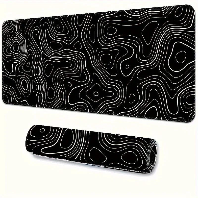 BLIKSEM Large Mouse Pad – Smooth Surface, Non-Slip Rubber Base - Nevolta