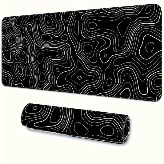BLIKSEM Large Mouse Pad – Smooth Surface, Non-Slip Rubber Base - Nevolta