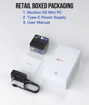GMKtec G5 mini pc Intel 12th N97 Windows 11 Pro Desktop DDR5 4800MT/s M.2 2242 SATA WiFi5 BT4.2 Protable diy gaming computer Nevolta