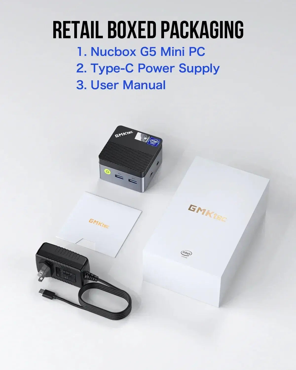 GMKtec G5 mini pc Intel 12th N97 Windows 11 Pro Desktop DDR5 4800MT/s M.2 2242 SATA WiFi5 BT4.2 Protable diy gaming computer Nevolta