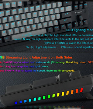 E-YOOSO K620 Mechanical Gaming Keyboard – 87-Key, Blue Switch, Backlit - Nevolta