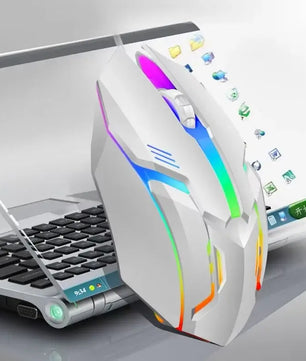 USB Wired Gaming Mouse – LED Backlit, 3D Ergonomic Adjustable Optical for PC & Desktop - Nevolta