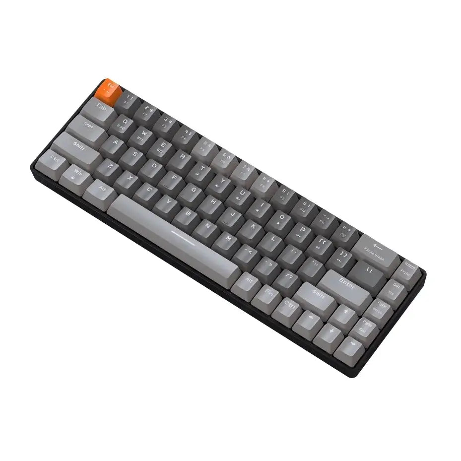 Wolf K68 Wireless Mechanical Keyboard – Dual Mode, Hot-Swappable, RGB Backlit - Nevolta