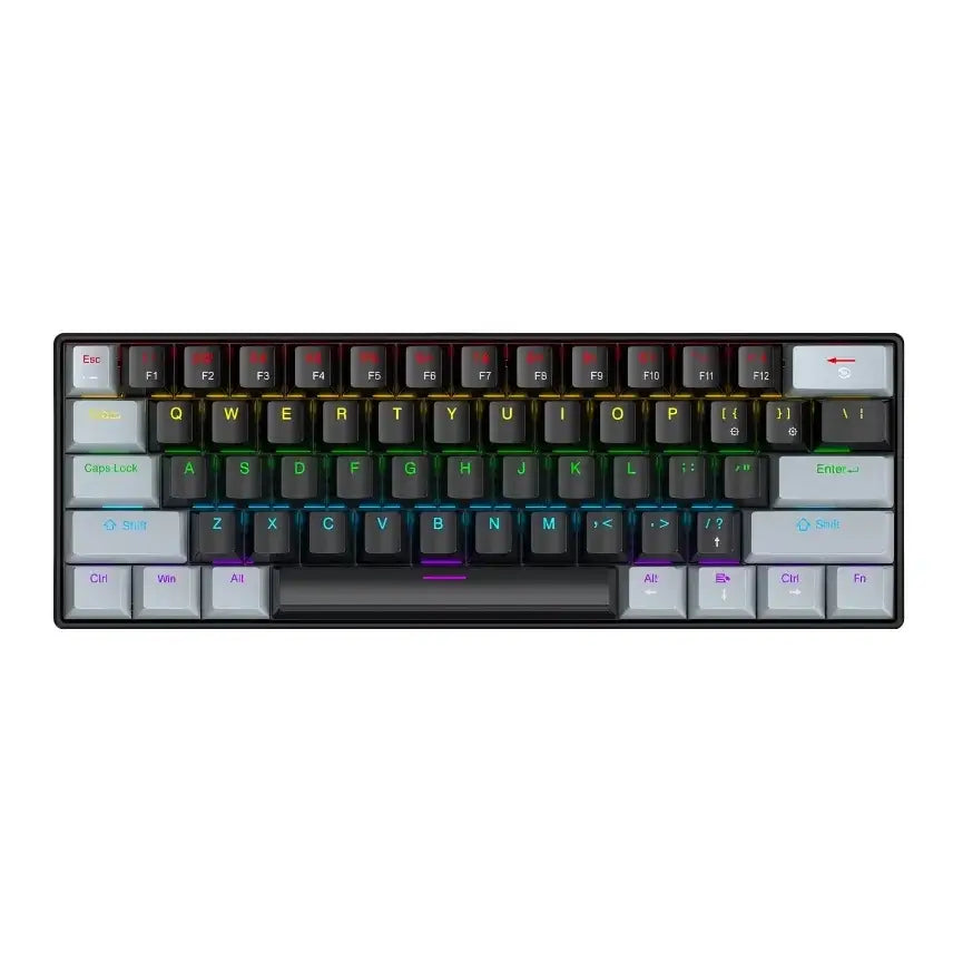Mechanical Gaming Keyboard – Blue & Red Switches, Compact Design - Nevolta