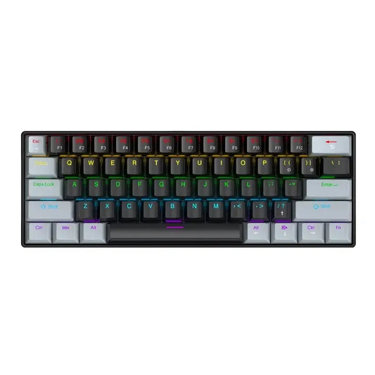 Mechanical Gaming Keyboard – Blue & Red Switches, Compact Design - Nevolta