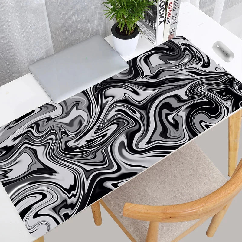 XXL Topographic Map Mouse Pad – Large Desk Mat, Anti-Slip Rubber Base - Nevolta
