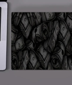 Black Banknote-Style Mouse Pad – Non-Slip 2mm Rubber Gaming & Office Mat - Nevolta