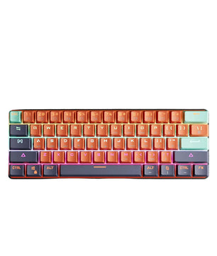 MUCAI MKA610 USB Mini Mechanical Gaming Wired Keyboard Red Switch 61 Key Gamer for Computer PC Laptop Detachable Cable Nevolta