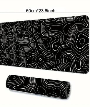 BLIKSEM Large Mouse Pad – Smooth Surface, Non-Slip Rubber Base - Nevolta