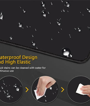 XXL Topographic Map Mouse Pad – Large Desk Mat, Anti-Slip Rubber Base - Nevolta