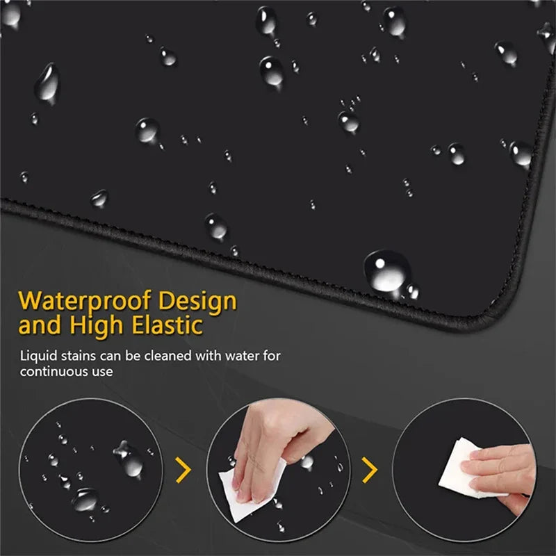 XXL Topographic Map Mouse Pad – Large Desk Mat, Anti-Slip Rubber Base - Nevolta