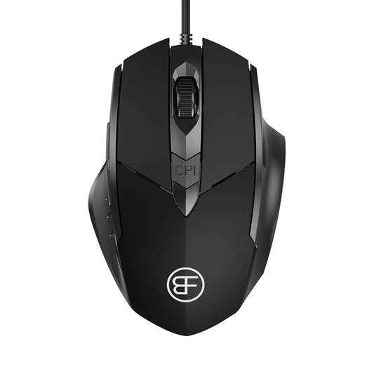 USB Wired Mouse, 7200 DPI Corded Computer Mouse with 6-Button Cord Ergonomic Mice, Officeand game Mouse for Laptop PC Desktop Nevolta