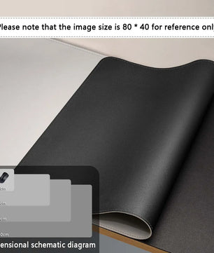 AIPHY Two-Tone Leather Desk Mat – Premium Anti-Slip Surface - Nevolta