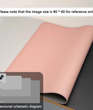 AIPHY Two-Tone Leather Desk Mat – Premium Anti-Slip Surface - Nevolta