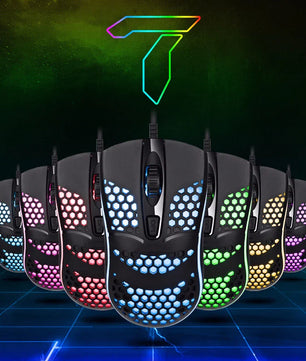 Wired Gaming Mouse for Left-Handed Users – Erilles 1600 DPI LED - Nevolta