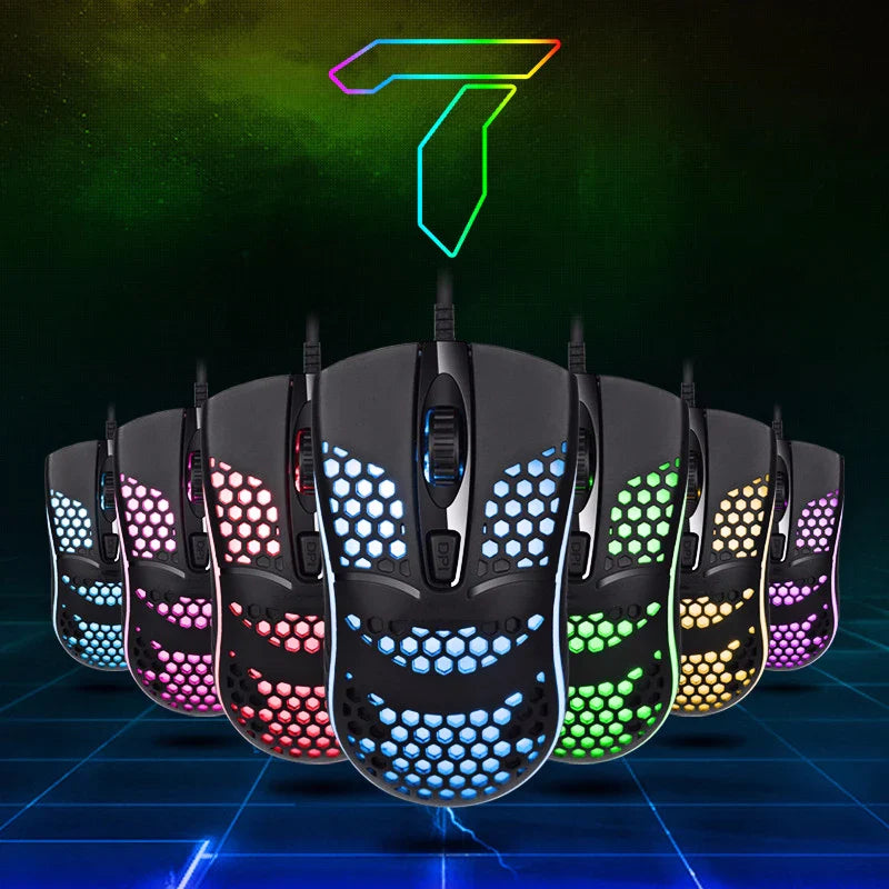 Wired Gaming Mouse for Left-Handed Users – Erilles 1600 DPI LED - Nevolta