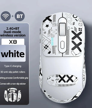 Warvank X8 Wireless Gaming Mouse 500mAh TYPE-C Rechargeable Office Mouse Suitable for Laptop Desktop Computers Nevolta
