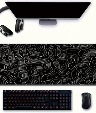 BLIKSEM Large Mouse Pad – Smooth Surface, Non-Slip Rubber Base - Nevolta