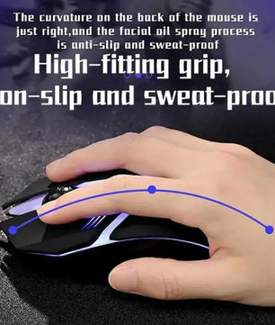 USB Wired Gaming Mouse – Ergonomic, RGB Backlit, High-Precision for PC & Laptop - Nevolta