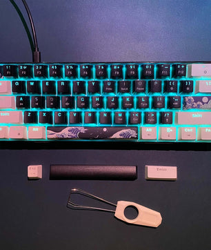 Mechanical Gaming Keyboard – Blue Clacky Switches, Compact Design - Nevolta