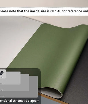 AIPHY Two-Tone Leather Desk Mat – Premium Anti-Slip Surface - Nevolta