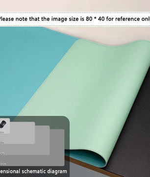 AIPHY Two-Tone Leather Desk Mat – Premium Anti-Slip Surface - Nevolta