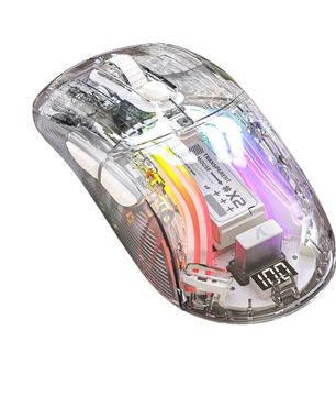 Attack Shark Tri-Mode Transparent Wireless Gaming Mouse Nevolta
